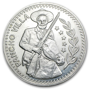 Buy 5 oz Silver Round Pancho Villa w Eagle APMEX