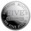 5 oz Silver Round - Sunshine Mint (Original Design)