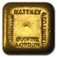 5 Tolas Gold Square - Johnson Matthey-London (1.875 oz)