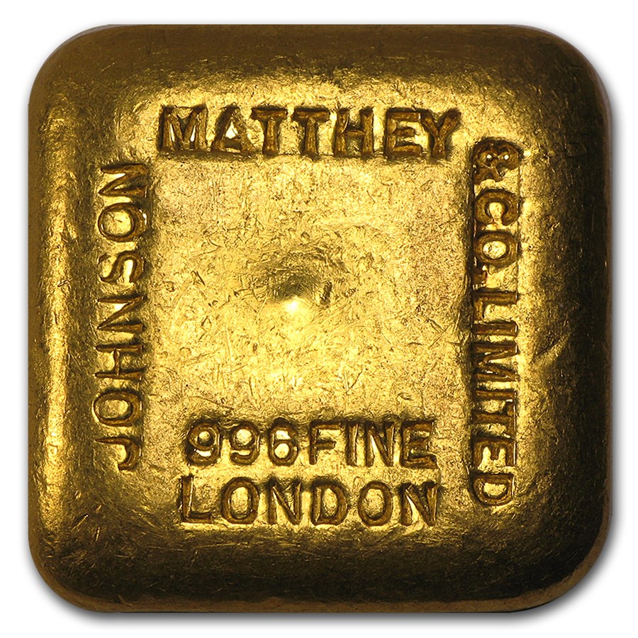 5 Tolas Gold Square - Johnson Matthey-London (1.875 oz)