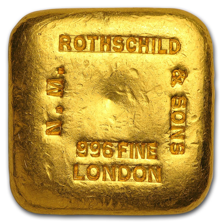 5 Tolas Gold Square - Rothschild (1.87 oz .996 Fine)