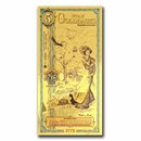 5 Utah Goldback - Aurum Gold Foil Note (24k)