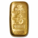 50 gram Gold Bar - Brand Name (w/Assay Card)