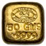 50 gram Gold Square - Johnson Matthey (Poured)
