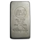 50 oz Hand Poured Silver Bar - Silvertowne