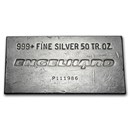 50 oz Silver Bar - Engelhard (Struck, Triangle)