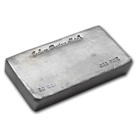 Buy 50 oz Silver Bar - Jackson Precious Metals | APMEX