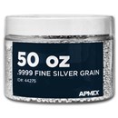 50 oz Silver Grain/Shot .9999+ Fine