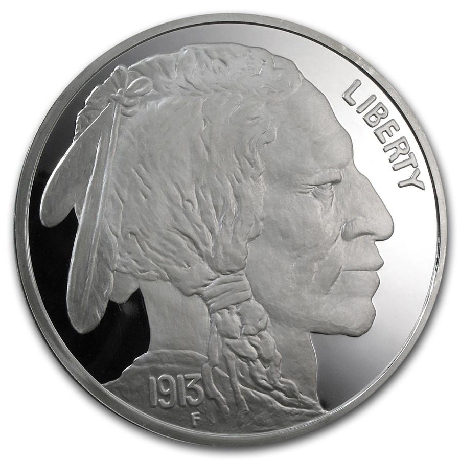 Buy 6 Oz Silver Round Buffalo Nickel Replica Apmex