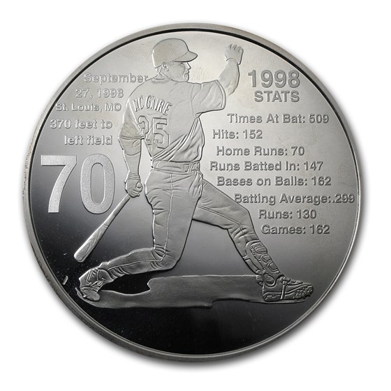 Buy 6 Oz Silver Round Mark Mcgwire Apmex