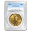 7-Coin $20 St Gaudens Gold Double Eagle Date Set MS-62 PCGS