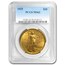 7-Coin $20 St Gaudens Gold Double Eagle Date Set MS-62 PCGS