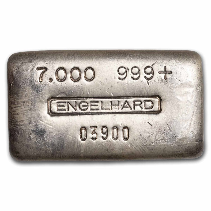 7 oz Silver Bar - Engelhard (3rd Series)