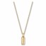 886 by The Royal Mint 18K Gold Bar Pendant with Chain