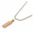 886 by The Royal Mint 18K Gold Bar Pendant with Chain