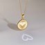 886 by The Royal Mint 18K Gold Caustic Heart Pendant with Chain