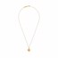 886 by The Royal Mint 18K Gold Tutamen Square Pendant with Chain