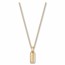 886 by The Royal Mint Small 18K Gold Bar Pendant with Chain