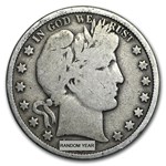 90% Silver Barber Half-Dollars $100 Face Value Bag