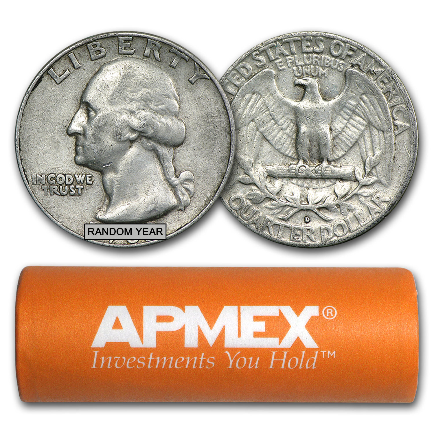 Buy $10 Face Value | 90% Junk Silver Coin Roll | APMEX