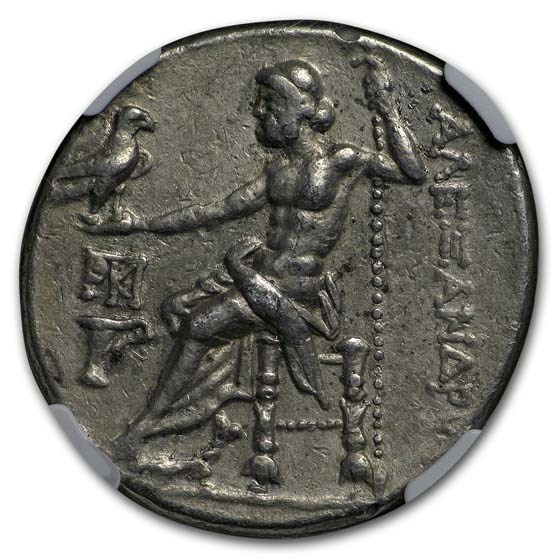 Buy Aeolis, Cyme Silver Alexander Tetradrachm (215-200 BC) XF NGC | APMEX