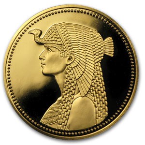 Buy AH1404/1984 Egypt Proof Gold 100 Pound Cleopatra | APMEX