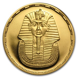 Buy AH1414/1993 Egypt Proof Gold 50 Pound King Tut | APMEX