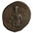 Anonymous Byzantine Follis Christ Enthroned (969-1081 AD) VF-XF