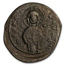 Anonymous Byzantine Follis Christ Standing (969-1081 AD) VF-XF