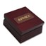 APMEX Wood Gift Box - Includes 17 mm Air-Tite Holder with Gasket