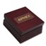 APMEX Wood Gift Box - Includes 21 mm Direct Fit Air-Tite Holder