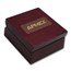 APMEX Wood Gift Box - Includes 40 mm Direct Fit Air-Tite Holder