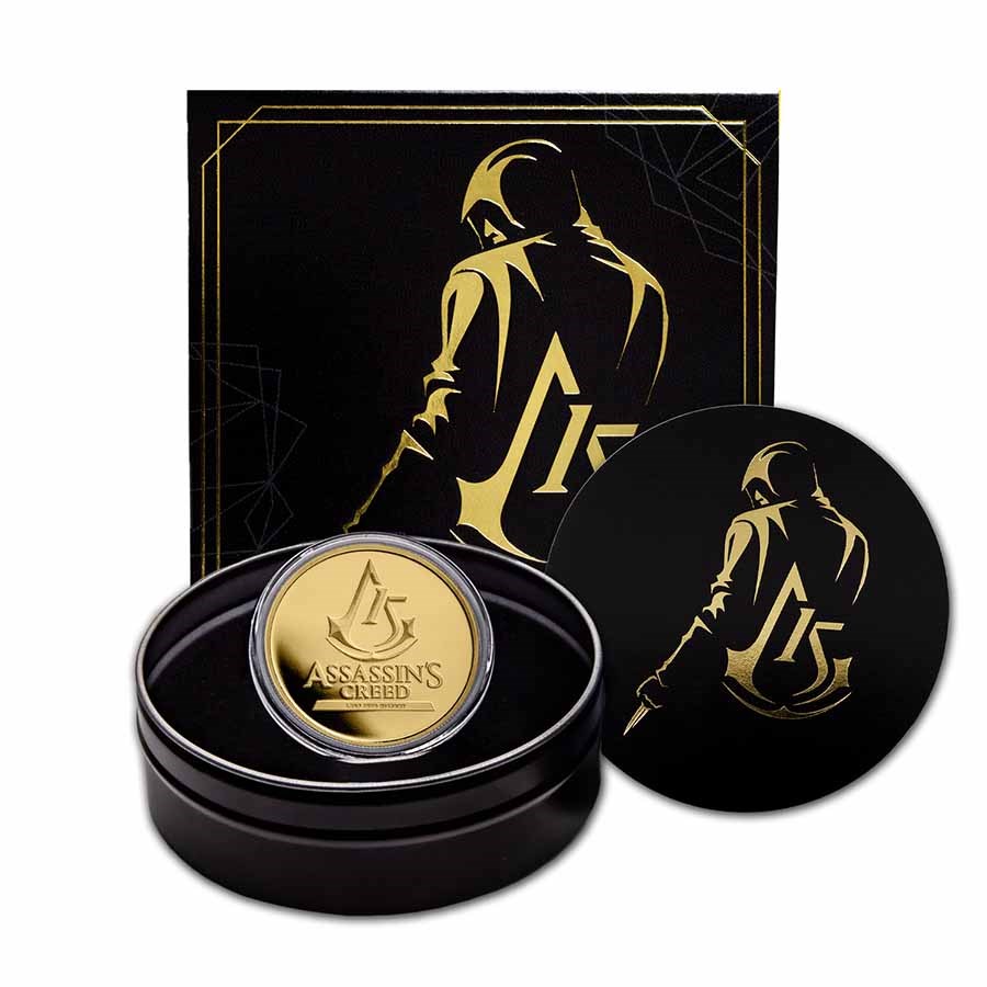 Assassin's Creed®15th Anniversary - 1 oz Proof Gold w/Tin & COA