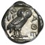 Attica Athens Silver Tetradrachm Owl (440-404 BC) MS NGC