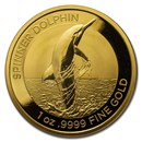 Australia 1 oz Gold $100 Dolphin BU (Capsule Only, Random)