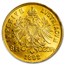 Austria Gold 20 Franc/8 Florin AU/BU (Random)