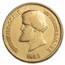 Brazil Gold 10,000 Reis Pedro II XF