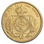 Brazil Gold 10,000 Reis Pedro II XF