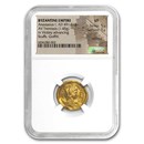 Byzantine AV Tremissis Anastasius I (491-518 AD) VF NGC S-008