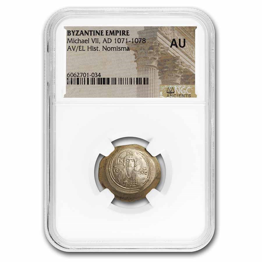 Byzantine Empire AV Hist Nom Michael VII (1071-1078 AD) AU NGC