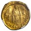 Byzantine Empire AV Solidus Justinian I (527-565 AD) VF NGC S-140