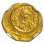 Byzantine Empire AV Tremissis Heraclius 610-41 AD AU NGC S-786