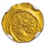 Byzantine Empire AV Tremissis Heraclius 610-41 AD AU NGC S-786