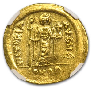 Buy Byzantine Gold Emperor Phocas AU NGC (602-610 AD) | APMEX