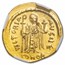 Byzantine Gold Solidus Emperor Phocas(602-610 AD)NGC (Vault)