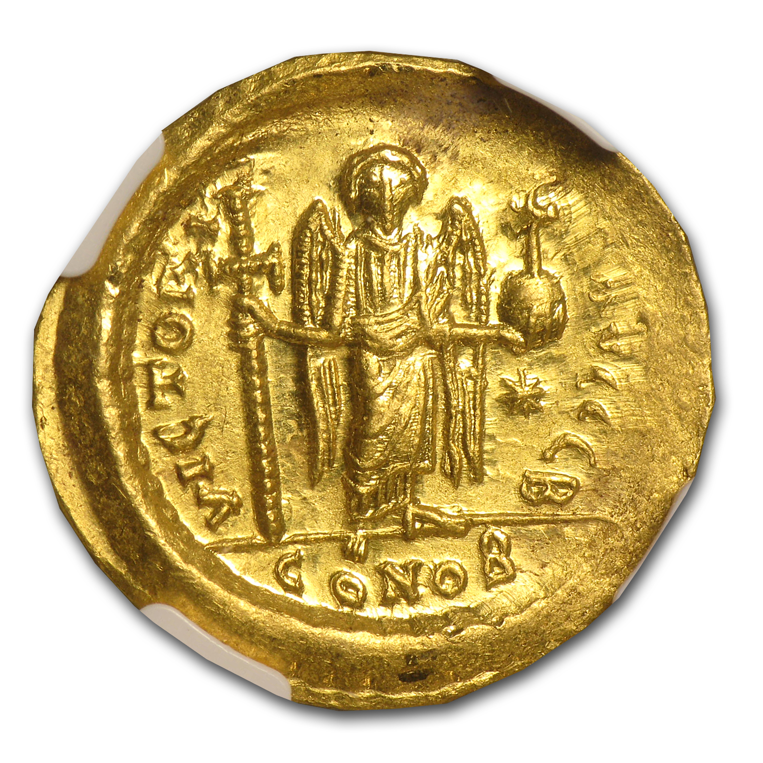 アンティークコイン コイン 金貨 銀貨 [送料無料] Gold Solidus JUSTIN