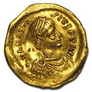 Byzantine Gold Tremissis Justinian I (527-565 AD) AU