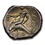 Calabria Taras AR Didrachm (281-240 BC) Ch AU NGC