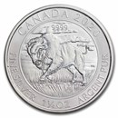 Canada 1.25 oz Silver $8 Bison BU (Random Year, Abrasions)