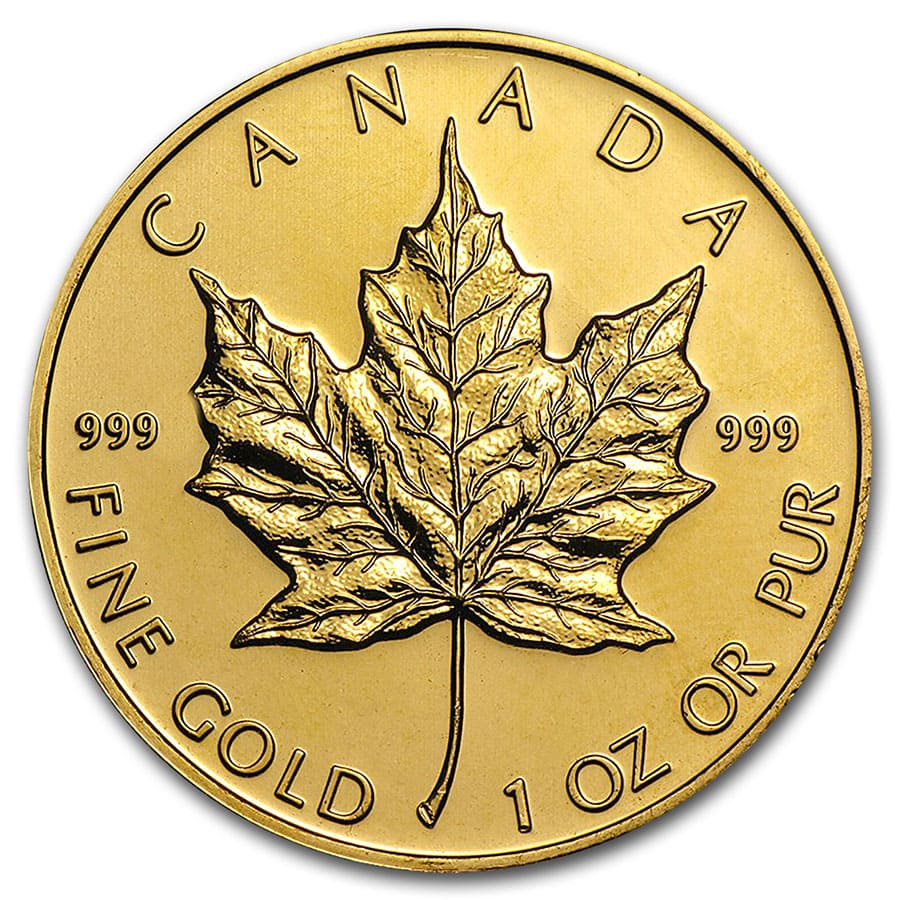 Buy Canadian 1 oz Gold Maple Leaf .999 Fine | APMEX